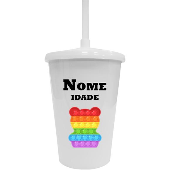 Copo Twister 400ml Personalizado Pop It