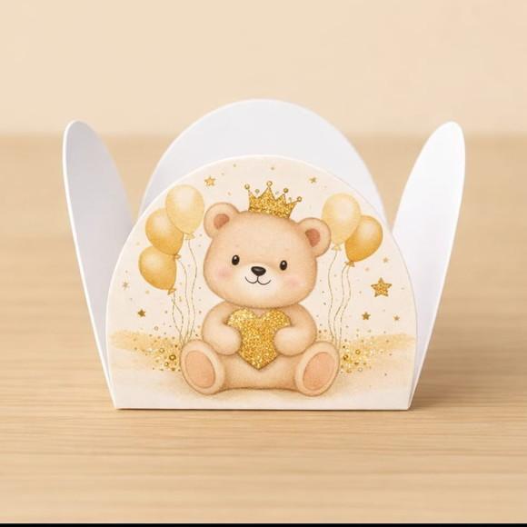 Forminha para Docinhos Tema Chá Revelação 100 Unid.