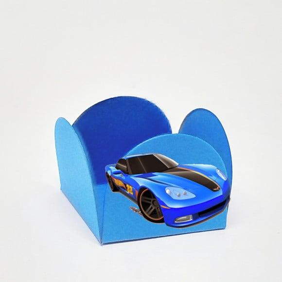 Forminha para Docinhos Tema Hot Wheels 50 Unidades