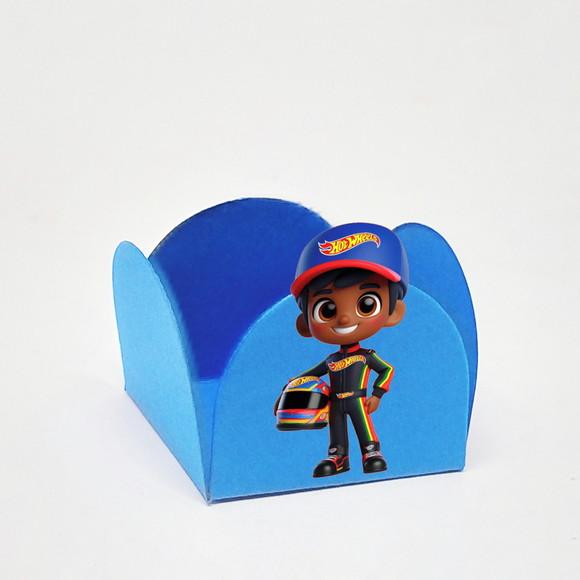 Forminha para Docinhos Tema Hot Wheels 50 Unidades
