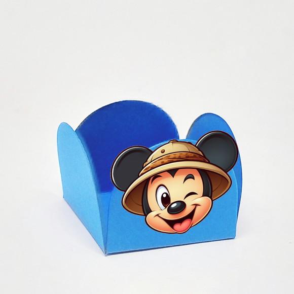 Forminha para Docinhos Tema Mickey Safari 50 Unidades
