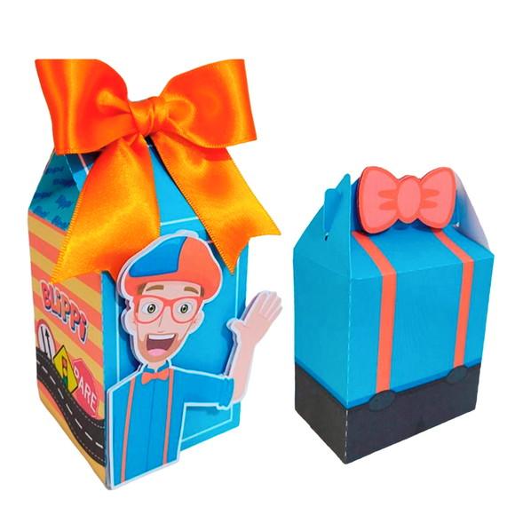 Kit 20 Caixinhas Lembrancinha para Festa Blippi