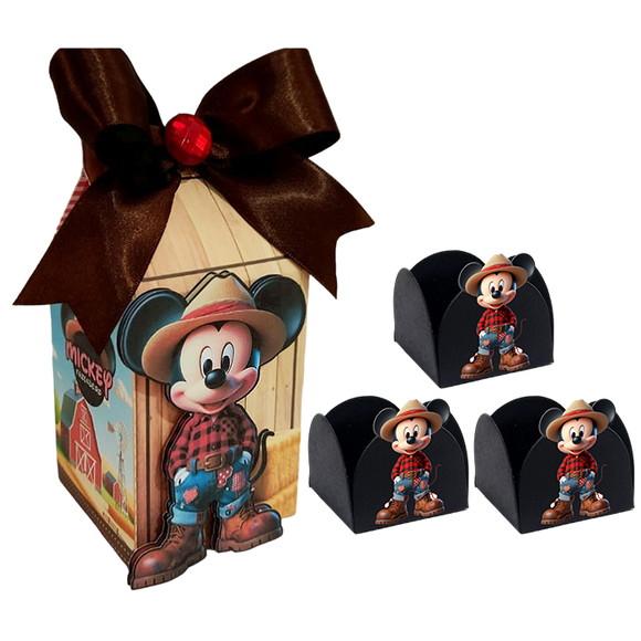 Kit Lembrancinha Tema Mickey Fazendeiro