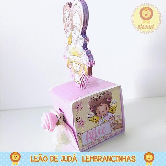 Lembrancinhas Caixinha para Festa Tema Batizado Menina