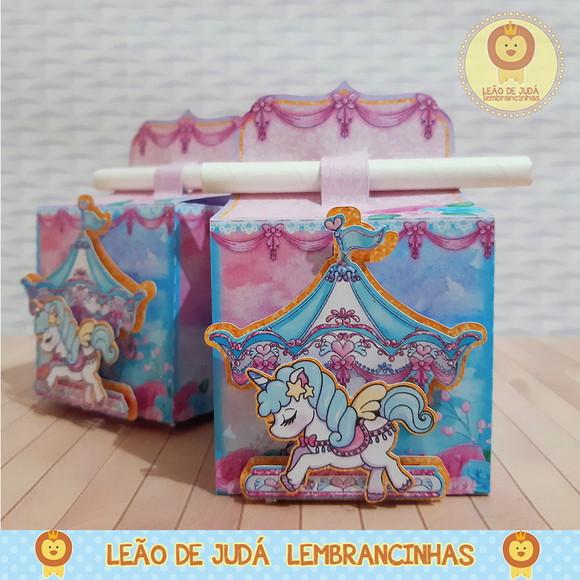 Lembrancinhas Caixinha para Festa Tema Carrossel