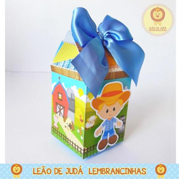 Lembrancinhas Caixinha para Festa Tema Fazendinha