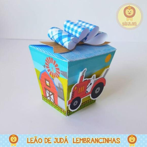 Lembrancinhas Caixinha para Festa Tema Fazendinha