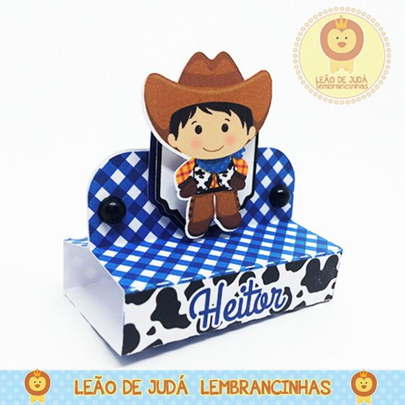 Lembrancinhas Porta Bis Duplo Tema Fazendinha Modelo 3