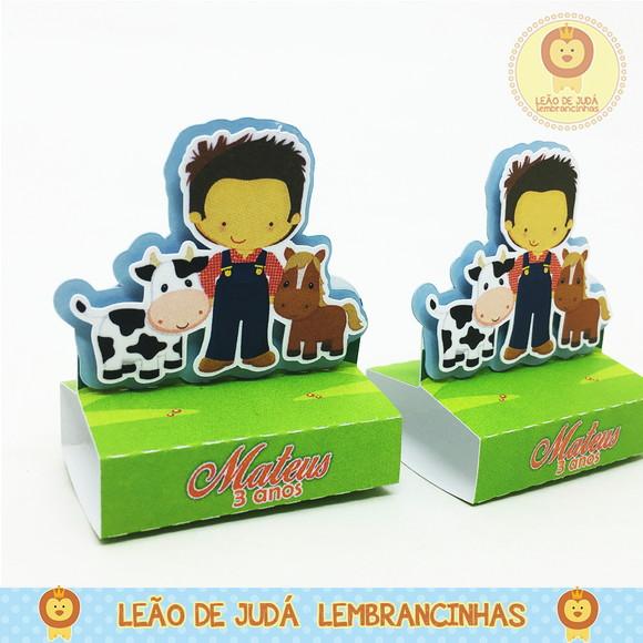 Lembrancinhas Porta Bis Duplo Tema Fazendinha Modelo 4