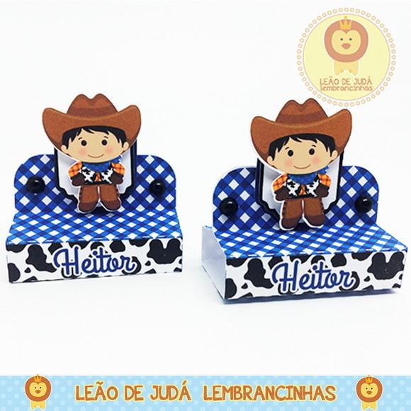 Lembrancinhas Porta Bis Duplo Tema Fazendinha Modelo 3