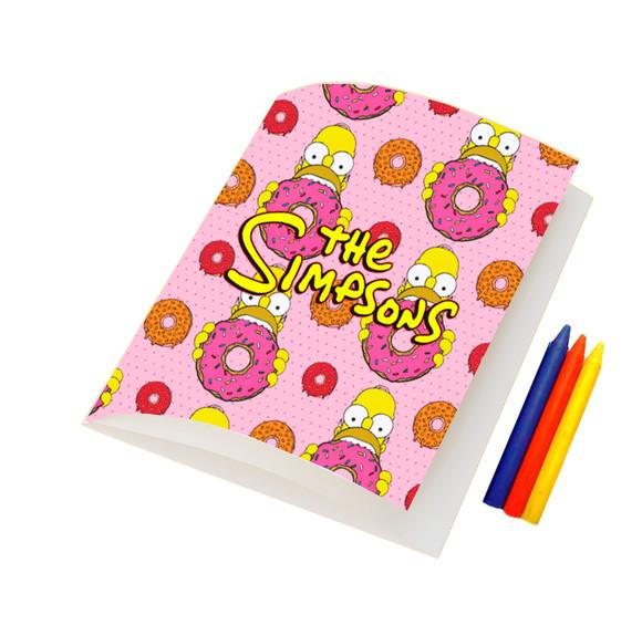 Lembrancinhas Revistinha para Colorir os Simpsons