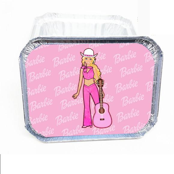 Marmitinha 250g Lembrancinhas Tema Barbie Cowboy