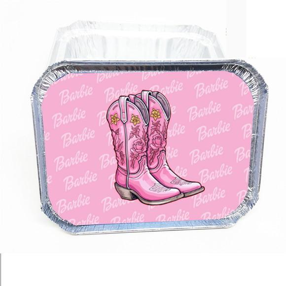 Marmitinha 250g Lembrancinhas Tema Barbie Cowboy