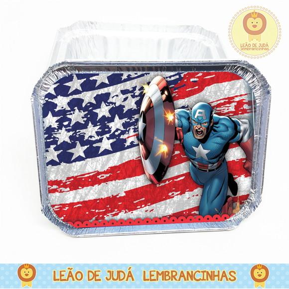 Marmitinha 250g Tema Capitão América