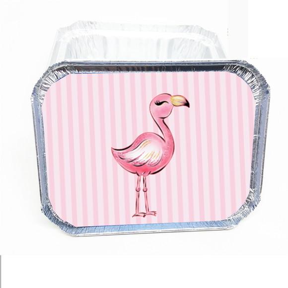 Marmitinha 250g Tema Flamingo