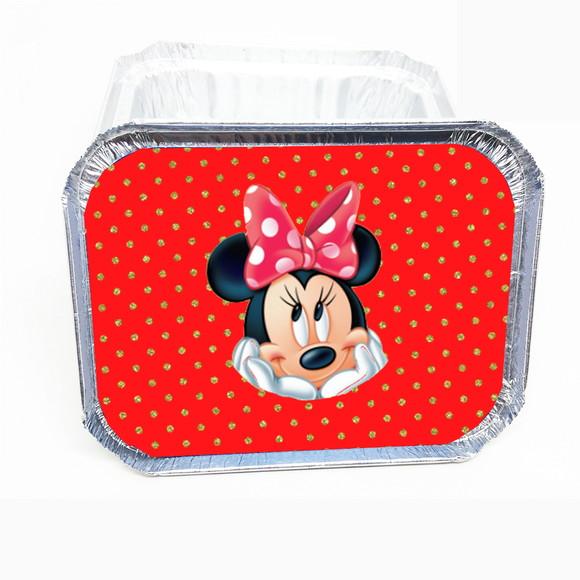 Marmitinha 250g Tema Minnie Vermelha