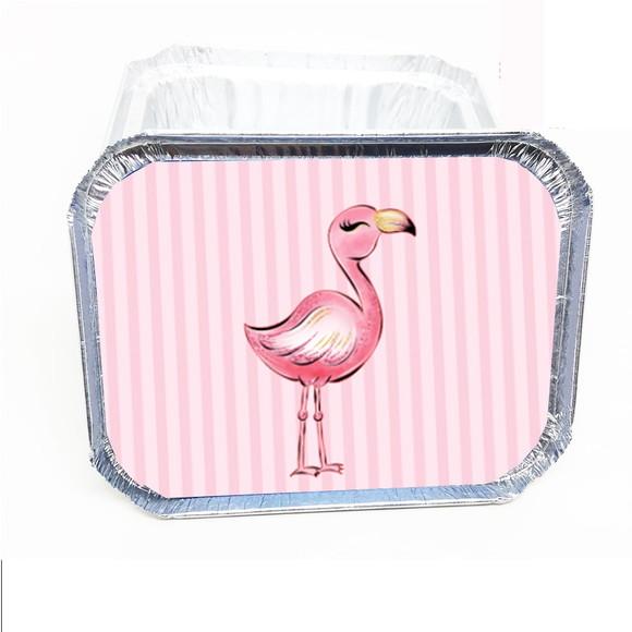 Marmitinha 500g Tema Flamingo