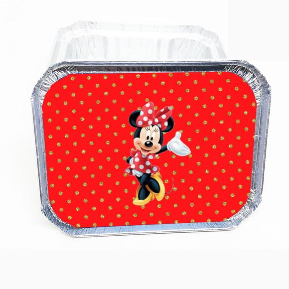 Marmitinha 500g Tema Minnie Vermelha