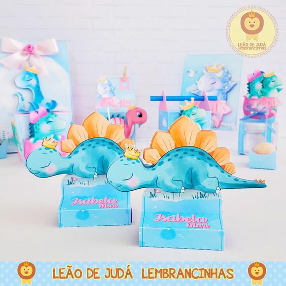 Porta Bis Duplo dino rosa