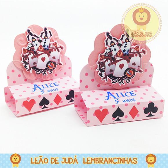 Porta Bis Duplo Tema Alice no pais das maravilhas