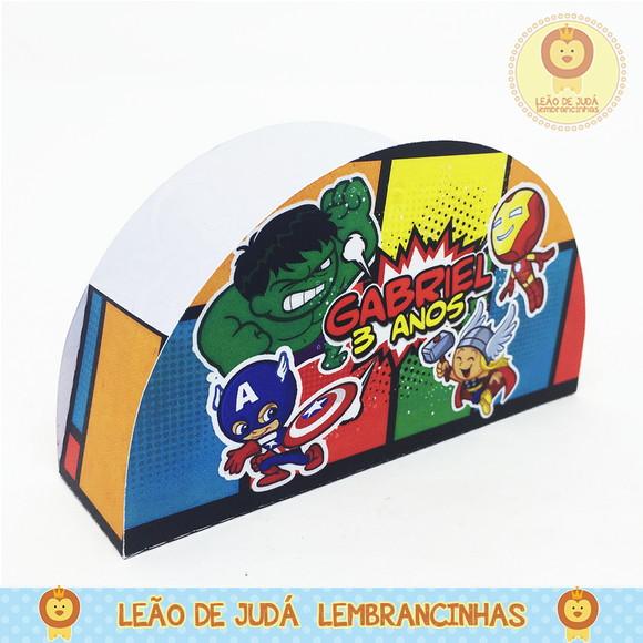 Porta Guardanapo Mesa Tema Vingadores