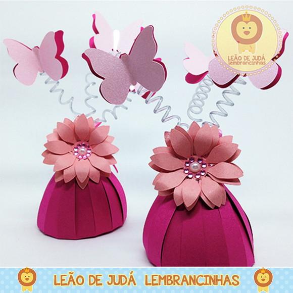 Porta bombom Tema Jardim