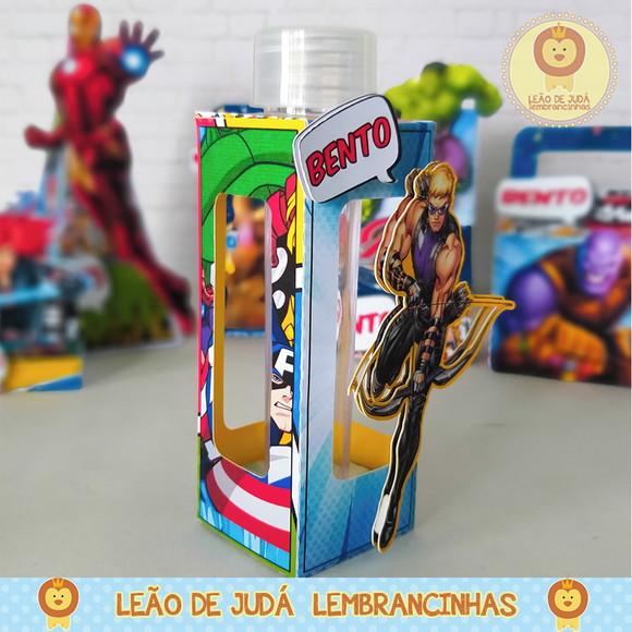 Porta tubete para festa tema vingadores
