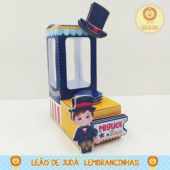 Porta tubete para festa tema circo