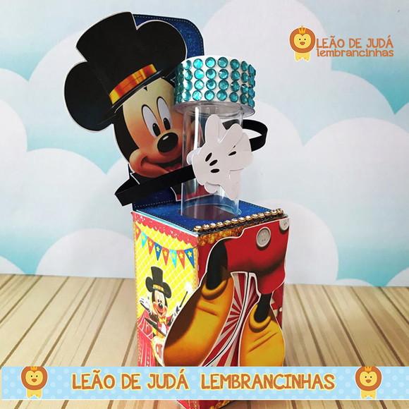Porta Tubete Tema Circo do Mickey