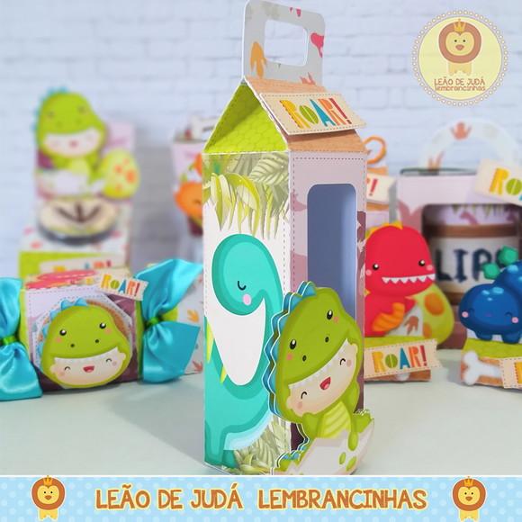 Porta Tubete tema Dinossauro