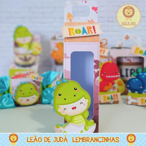 Porta Tubete tema Dinossauro