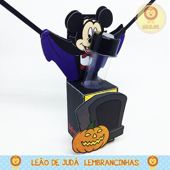 Porta Tubete tema Mickey Vampiro