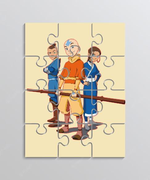 Quebra Cabeça Lembrancinha para Festa Tema Avatar