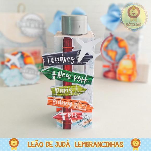 Porta Tubete Tema Viagem