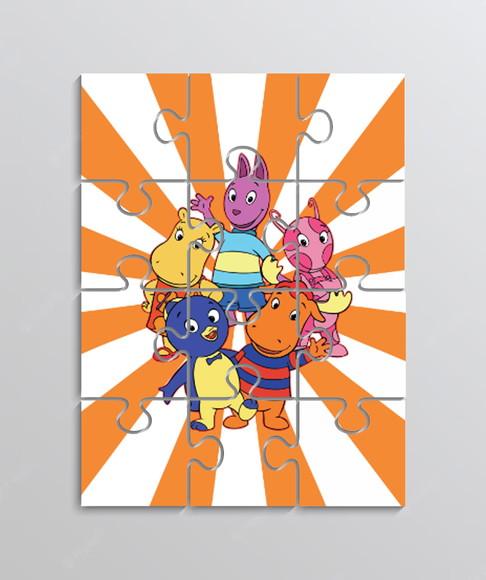Quebra Cabeça Lembrancinha para Festa Tema Backyardigans