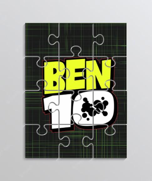 Quebra Cabeça Lembrancinha para Festa Tema Ben10