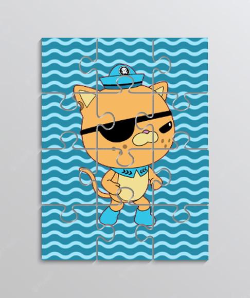 Quebra Cabeça Lembrancinha para Festa Tema Octonautas