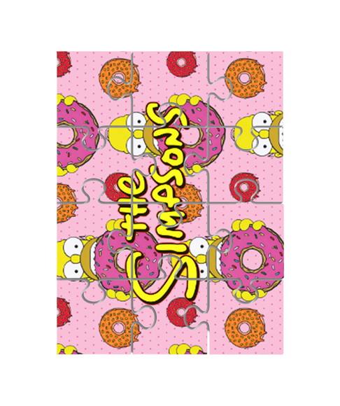 Quebra Cabeça Lembrancinha para Festa Tema os Simpsons