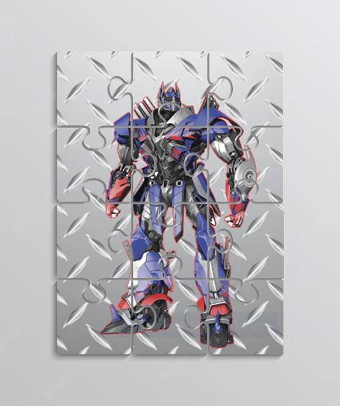 Quebra Cabeça Lembrancinha para Festa Tema Transformers