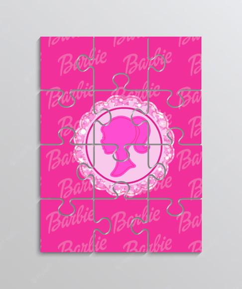 Quebra Cabeça Tema Barbie