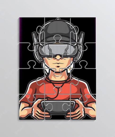 Quebra Cabeça Tema Gamer