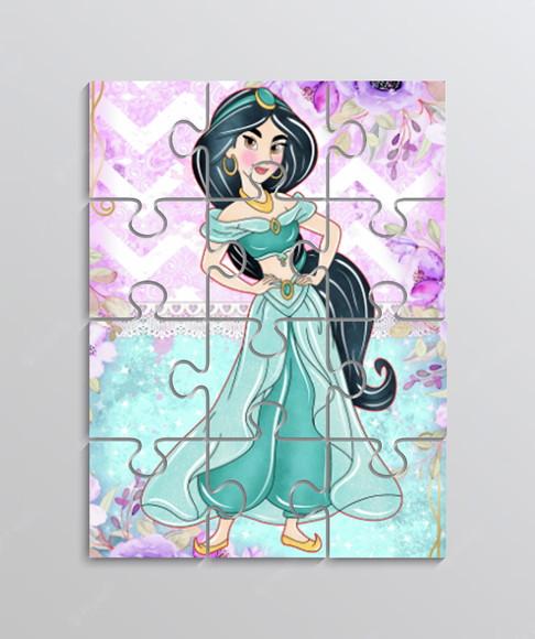 Quebra Cabeça Tema Jasmine