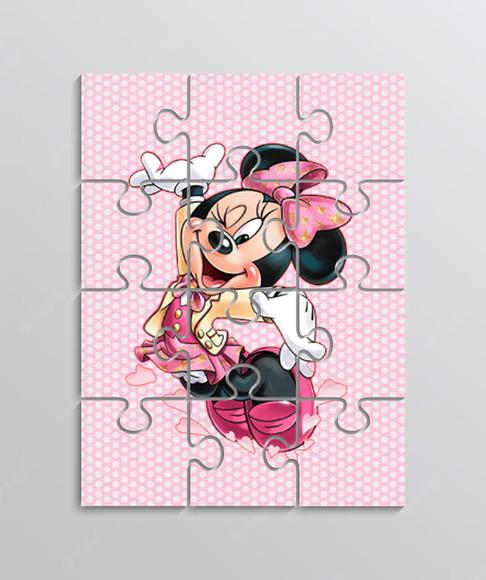 Quebra Cabeça Tema Minnie Confeiteira