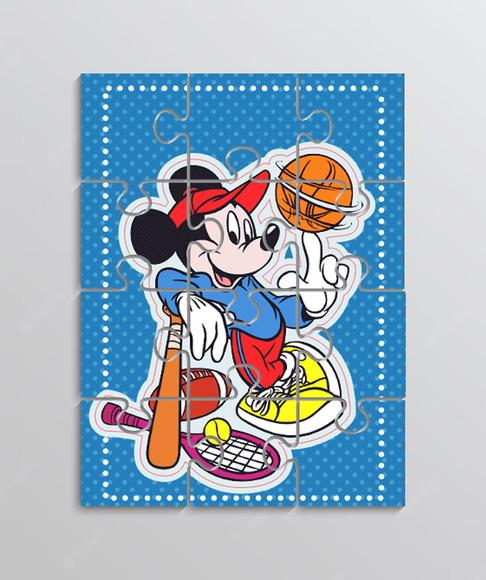 Quebra Cabeça Tema Mickey