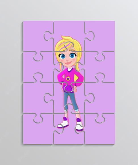 Quebra Cabeça Tema Polly Pocket