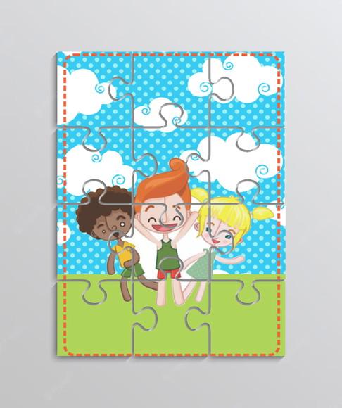 Quebra Cabeça Tema Mundo Bita