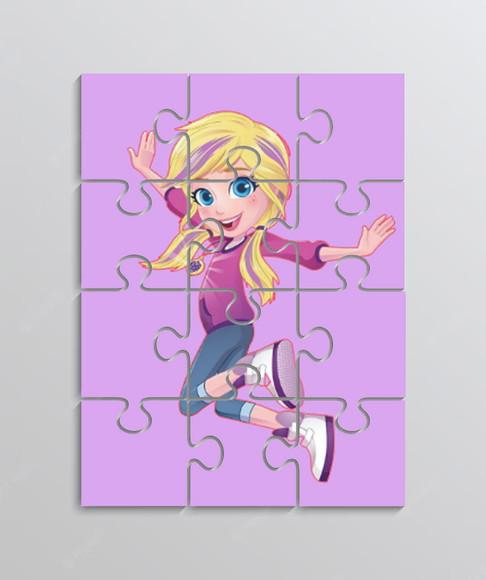 Quebra Cabeça Tema Polly Pocket