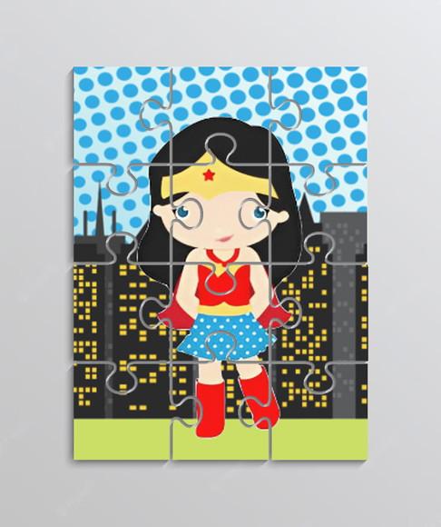 Quebra Cabeça Tema Super Heróis