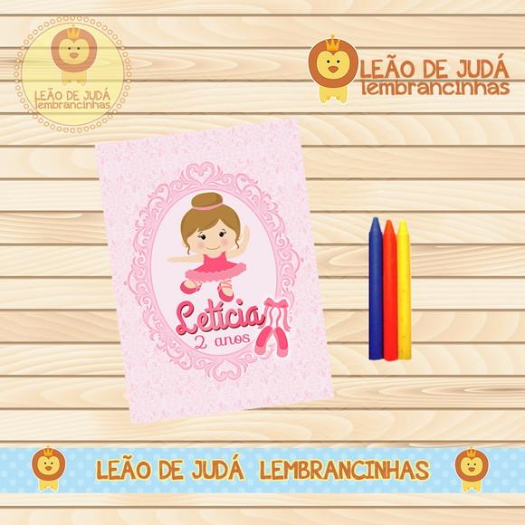 Revistinha para colorir BAILARINA