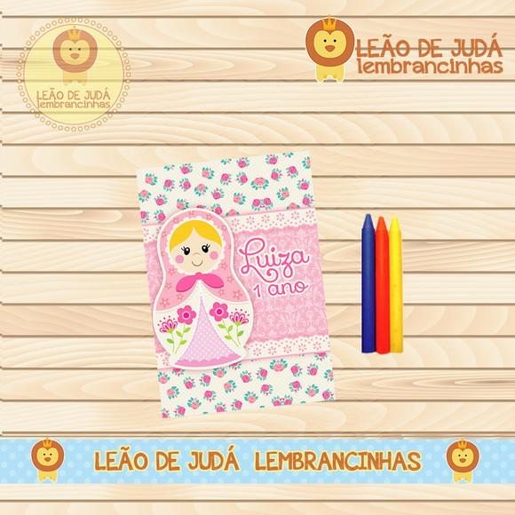 Revistinha para colorir KOKESHI